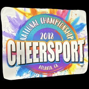 2018 Cheersport National Championship Fleece Blanket Atlanta GA Cheerleading